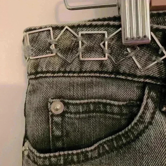 Each X Other Grey Light Wash Jeans Limited Edition Simonn, Womens Size 29 - Picture 5 of 11